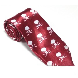 Krawat imprezowy SKULL PIRATE (107)