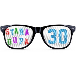 Okulary nerdy LOGO-BRYLE - Stara dupa - czarne