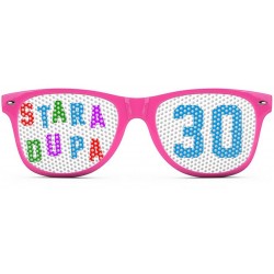 Okulary nerdy LOGO-BRYLE - Stara dupa - fuksjowe